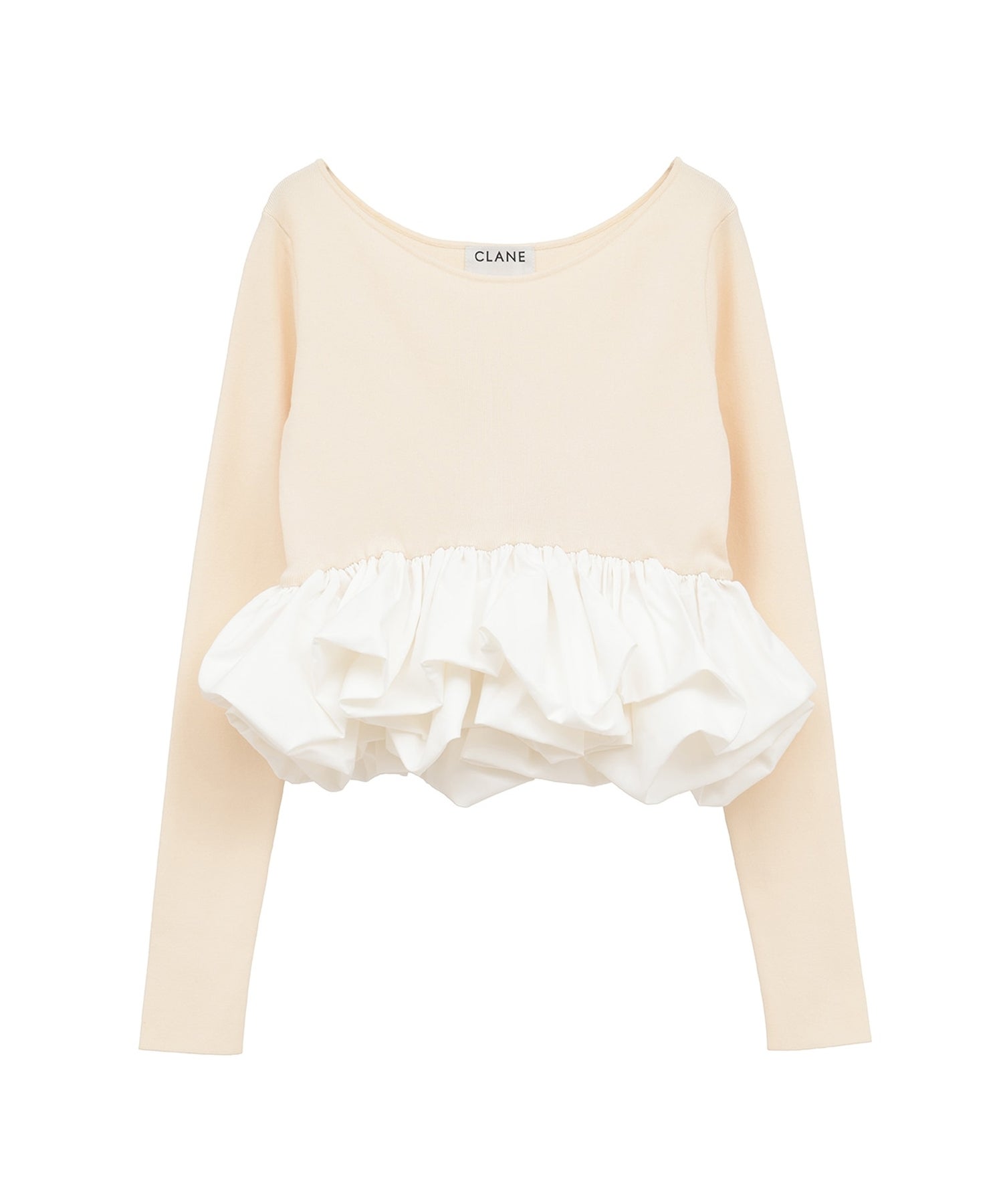 CLANE(クラネ)】 W BALLOON SHORT KNIT TOPS｜PARIGOT ONLINE（パリゴ