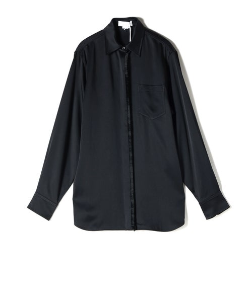 STELLA McCARTNEY fringed satin shirt WOMEN(レディース)