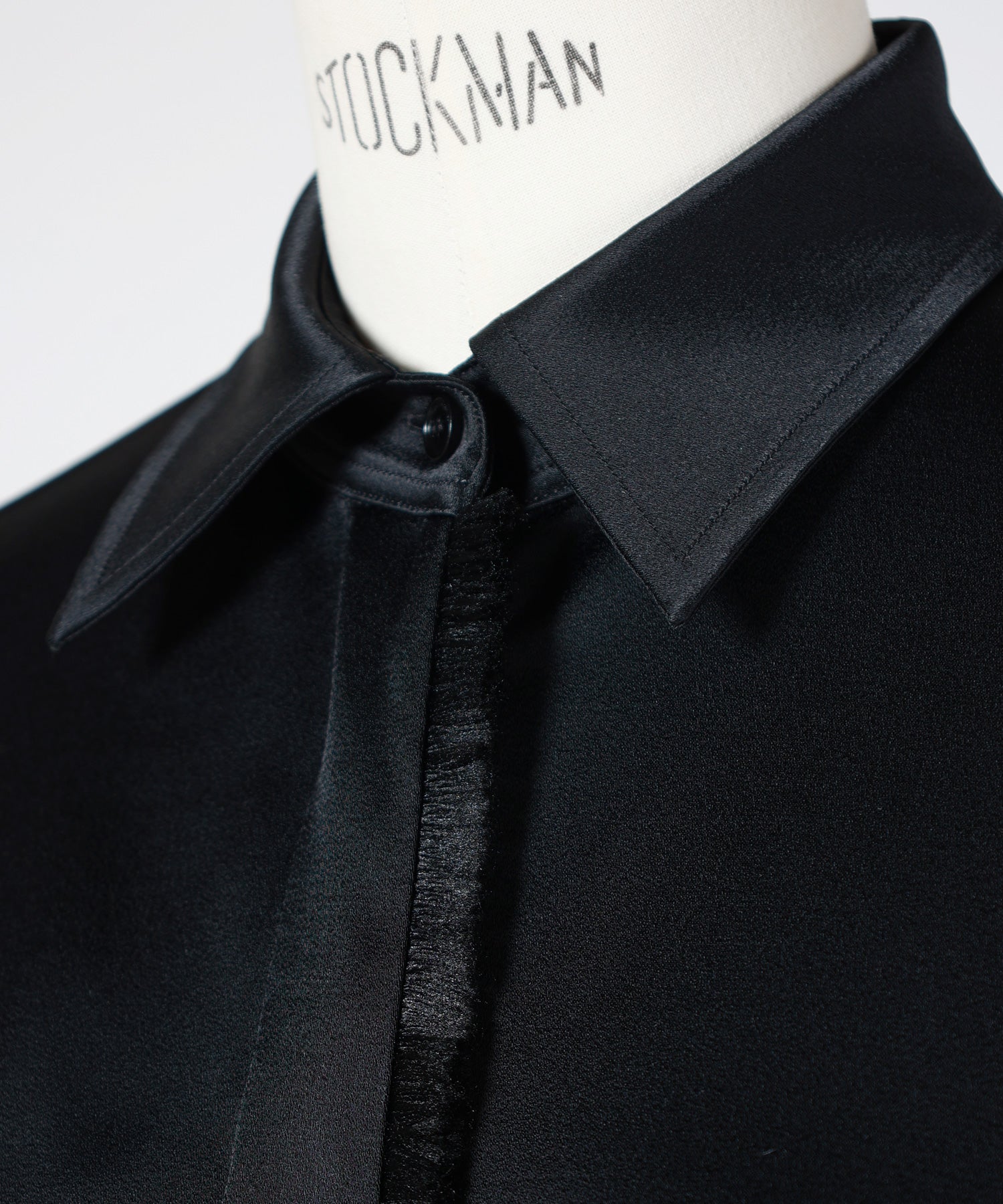 STELLA McCARTNEY(ステラ・マッカートニー)】 fringed satin shirt