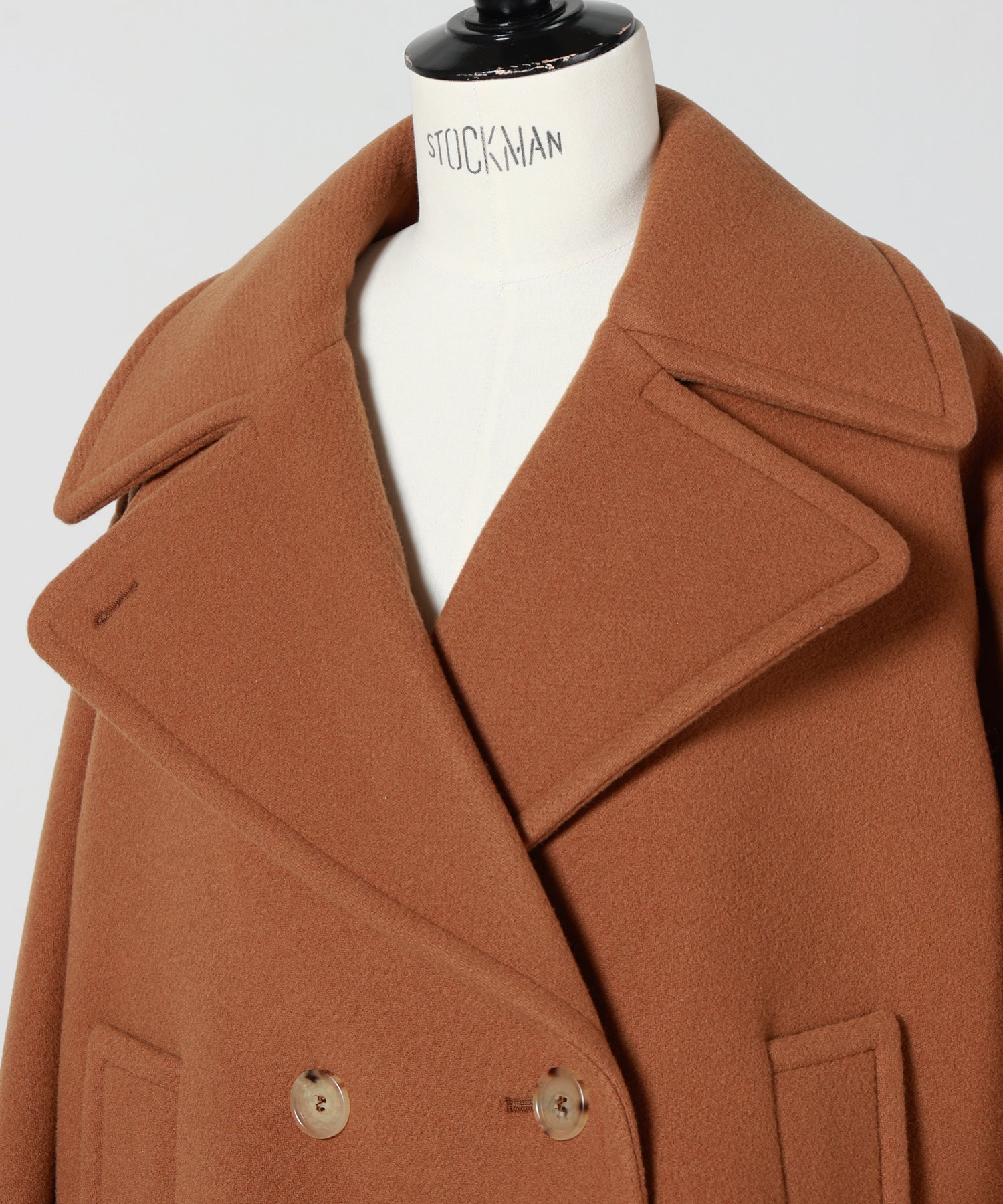 Chloe(クロエ)】 ウール製オーバーサイズ ショートコート｜PARIGOT