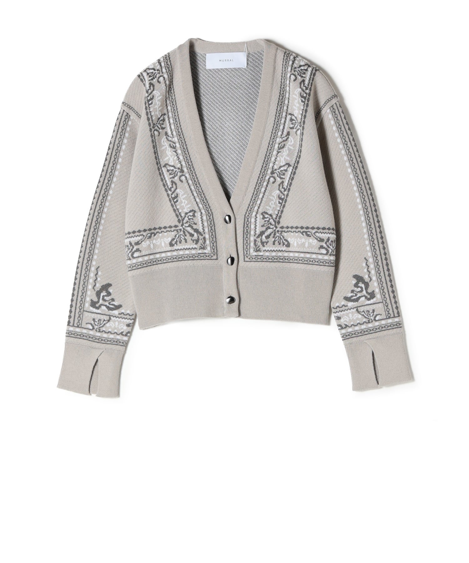 MURRAL(ミューラル)】 Framed knit cardigan｜PARIGOT ONLINE（パリゴ