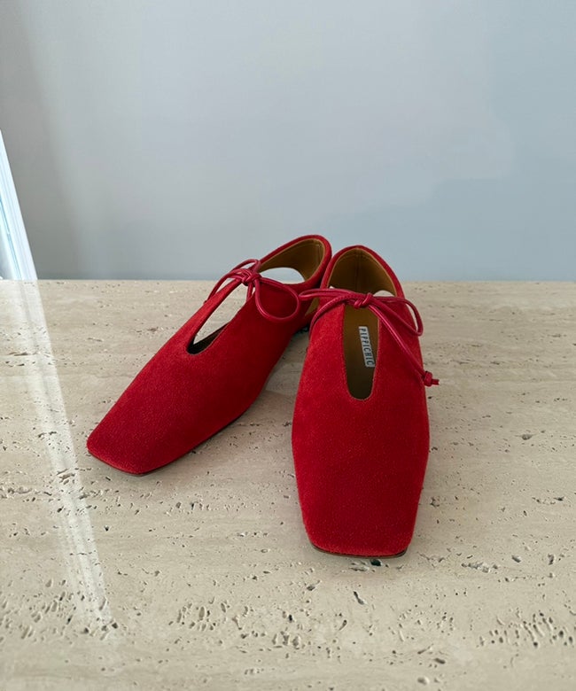 RED SUEDE