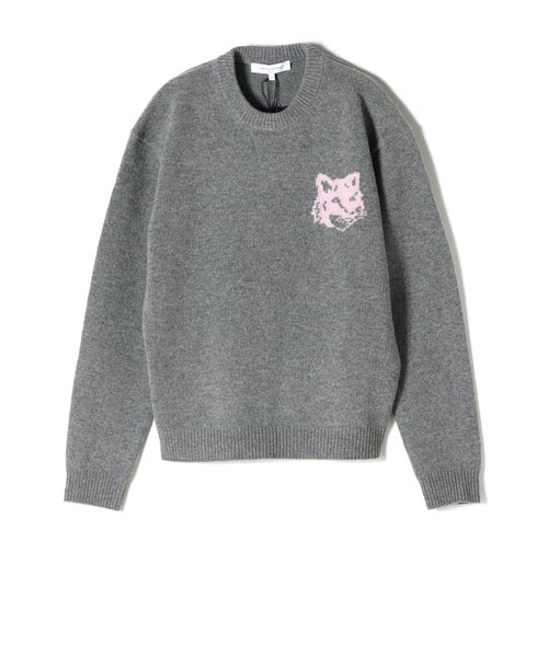 MAISON KITSUNE フォックスヘッド インターシャ メリノ ジャンパー